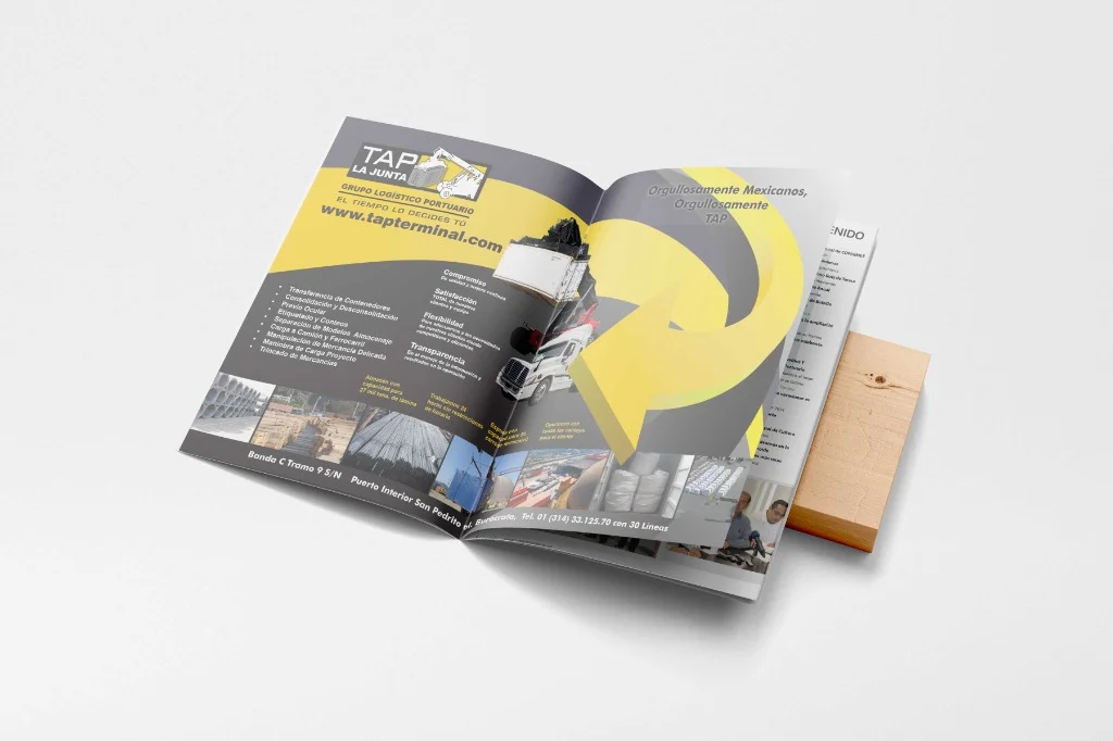 Portada de catálogo - Diseño editorial Guru Marketing Manzanillo